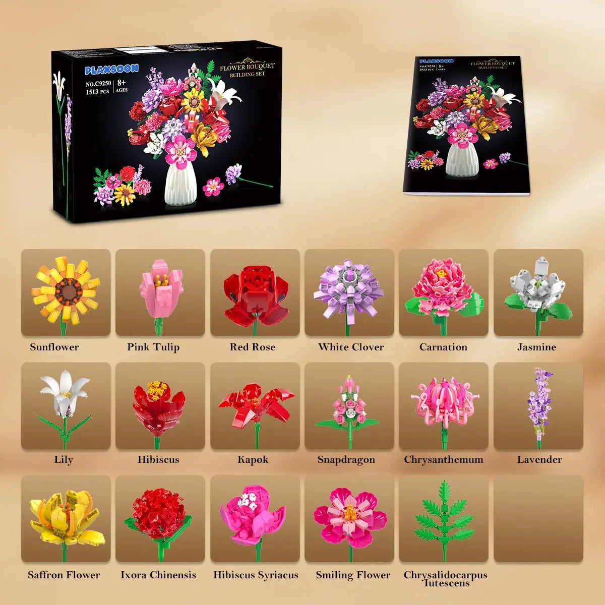Flower Bouquet Set-Botanical