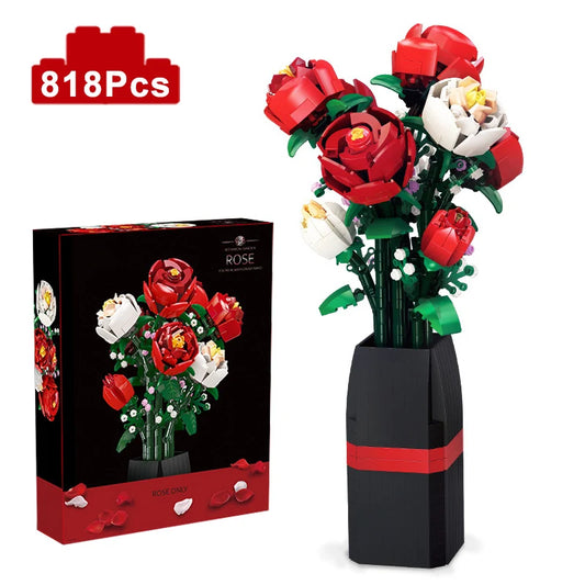 Red Rose Flowers Bouquet